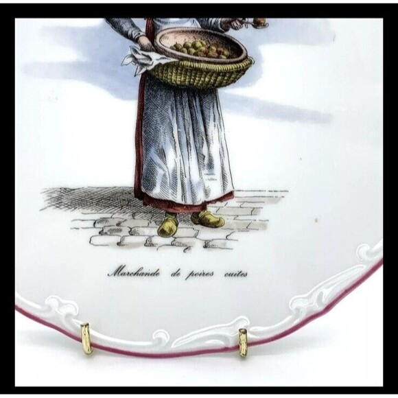 Vintage Set of 3 Meiselman Imports Bavaria Plates Trades of Old Paris Beautiful - Picture 3 of 11